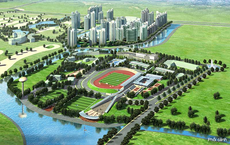Phối cảnh dự án Saigon Sports City của chủ đầu tư Keppel Land